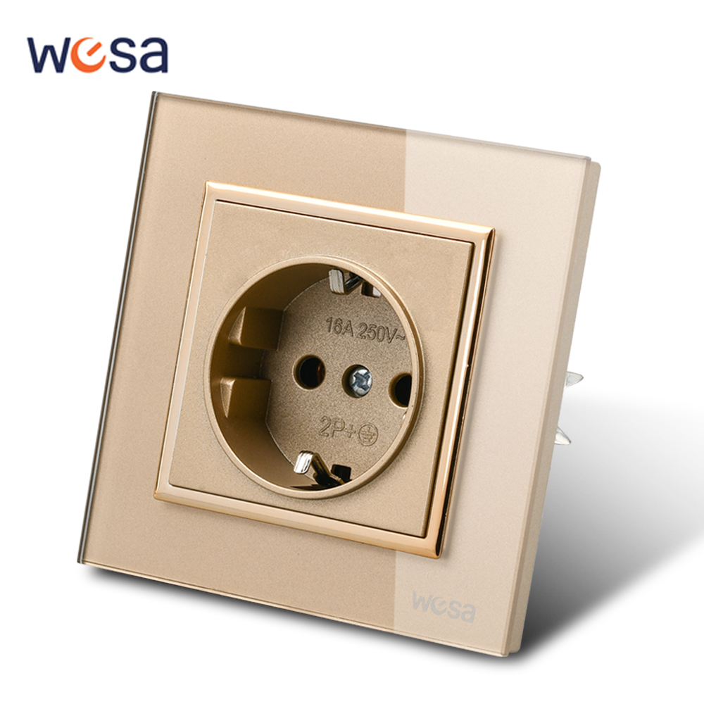 Outdoor Furniture Outlet - WESA Kristall gehärtetes Glas Panel goldene