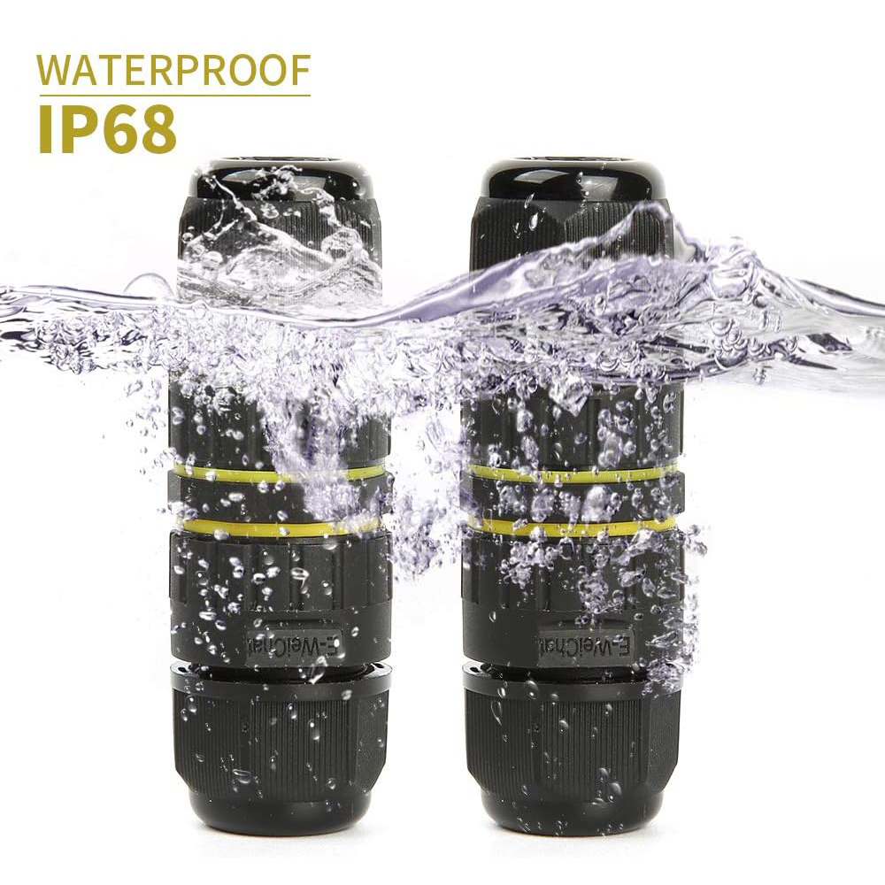 Outdoor Furniture Outlet - 2-Wege 2/3-Pin IP68 Wasserdichte Anschlussdose für