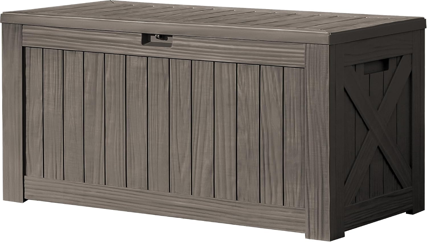 Outdoor Furniture Bench - 120 Gallonen Große Terrassenbox Outdoor-Aufbewahrungsschrank Wasserdichte