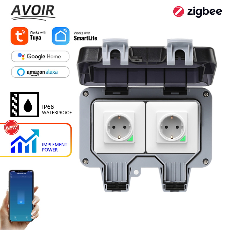 Outdoor Furniture Outlet - Avoir Tuya Zigbee Steckdosen IP66 Wasserdichte