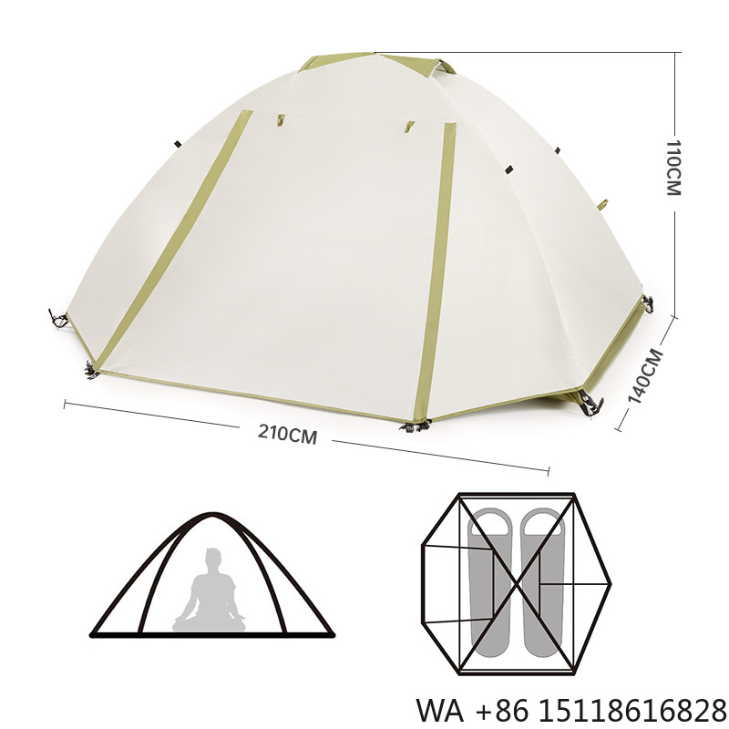 Outdoor Furniture Set - Wander- und Bergsteigerzelt, Doppelwandig, Wasserdicht, Dreisaison,