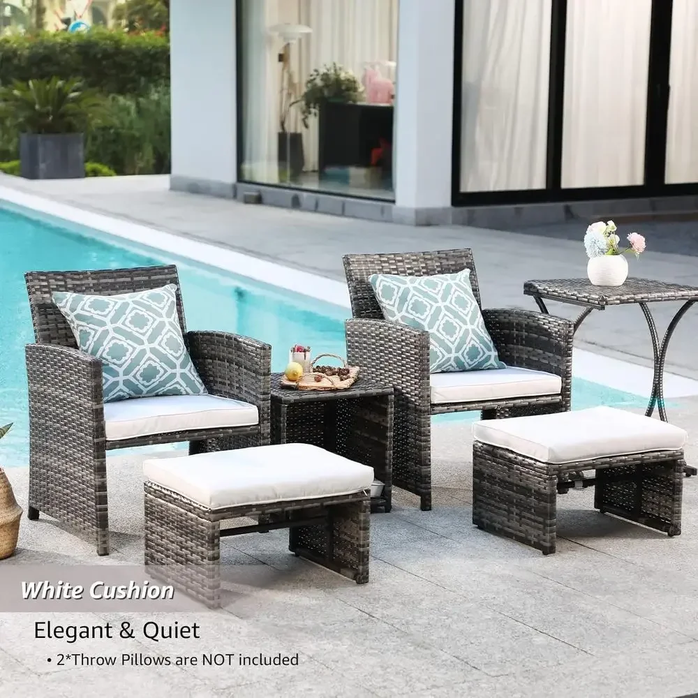 6-teiliges Outdoor-Gartenmöbel – Outdoor Furniture Grey Bewertung und Preis