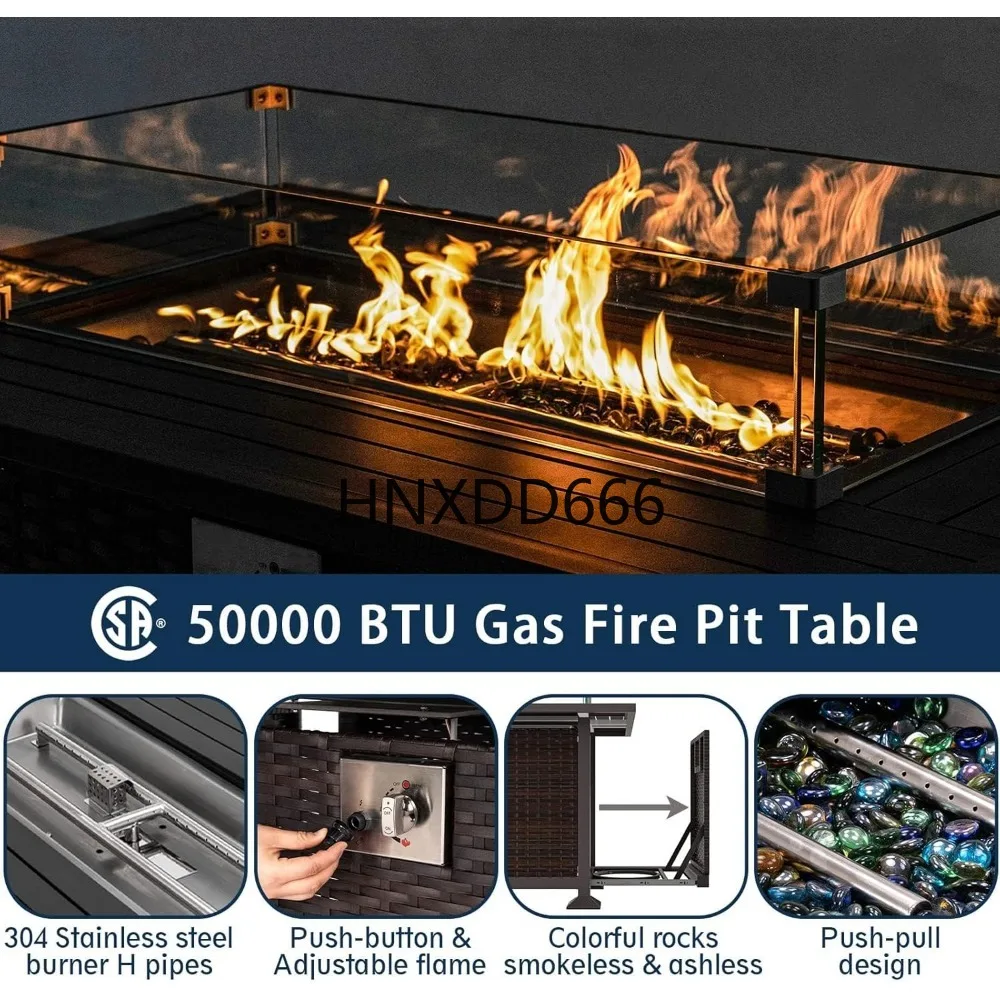 Gartenmöbel-Set mit Feuerstell – Outdoor Furniture Fire Pit Bewertung und Preis