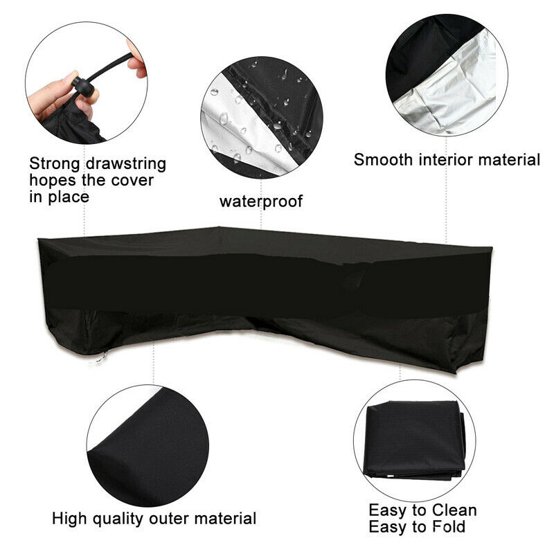 L-förmige Möbelabdeckung, wass – Outdoor Furniture Varnish Bewertung und Preis