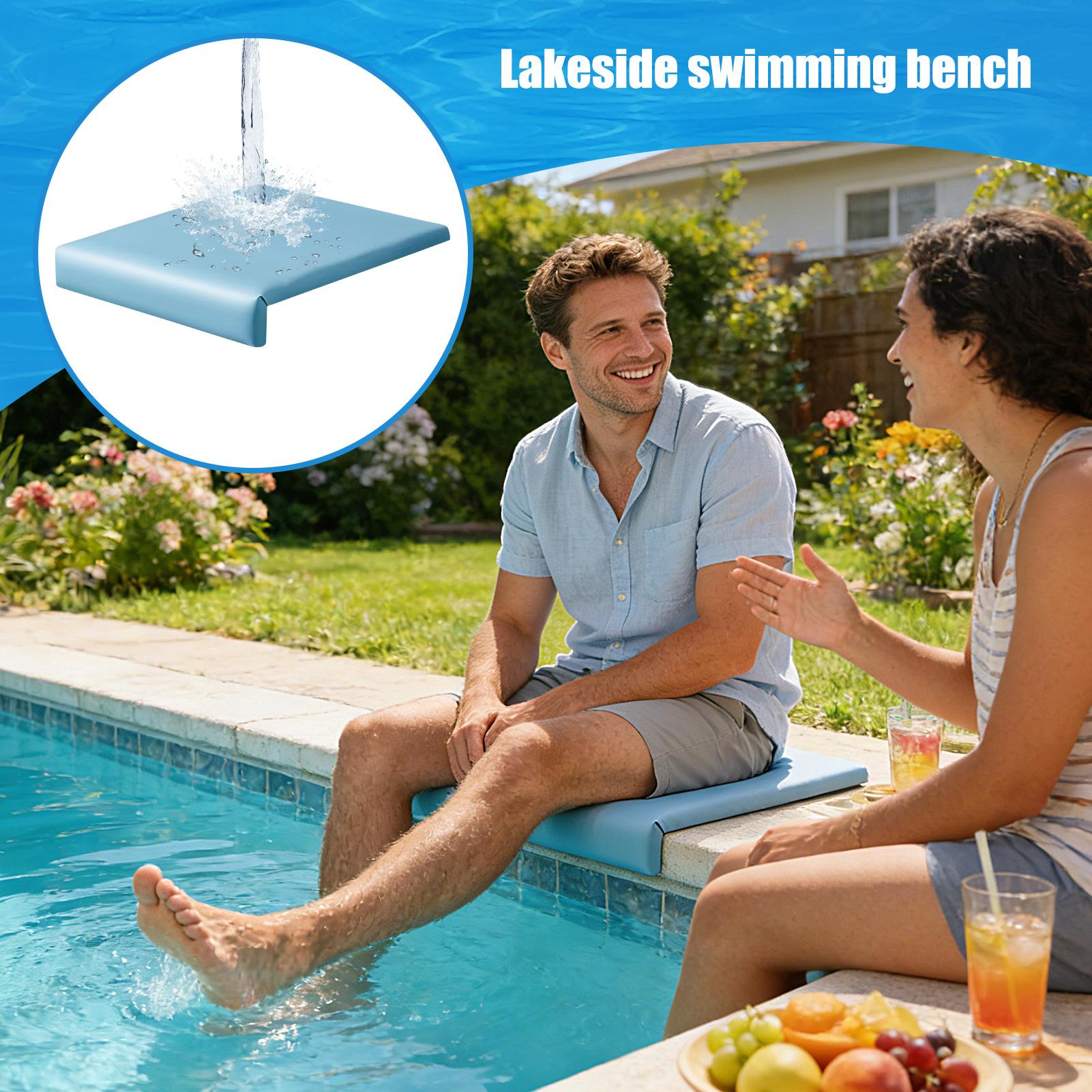 Tragbare Schwimmbadbank für de – Outdoor Furniture Bench Bewertung und Preis