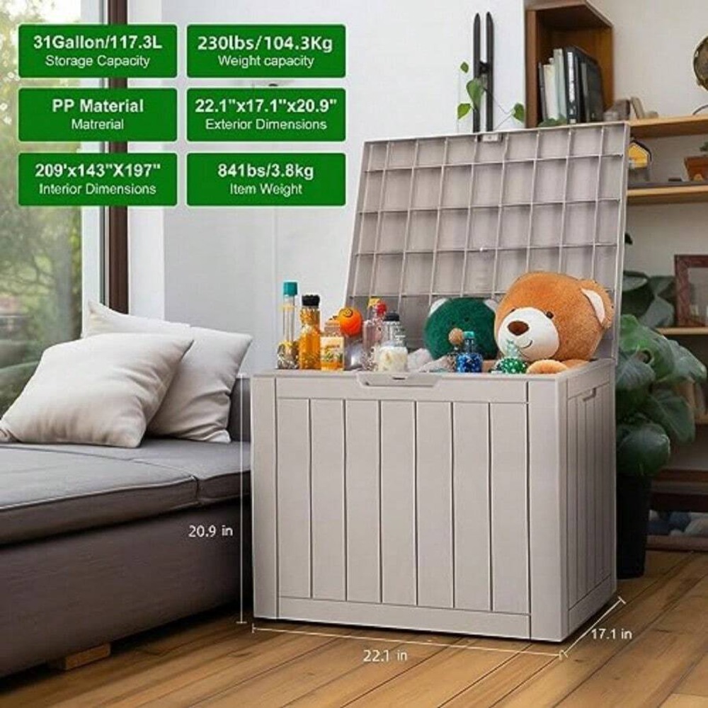 Abschließbare Aufbewahrungsbox – Outdoor Furniture Cushion Bewertung und Preis