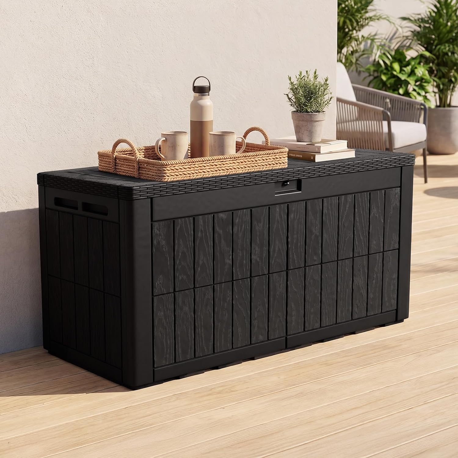 120 Gallonen Große Outdoor-Auf – Outdoor Furniture Bench Bewertung und Preis