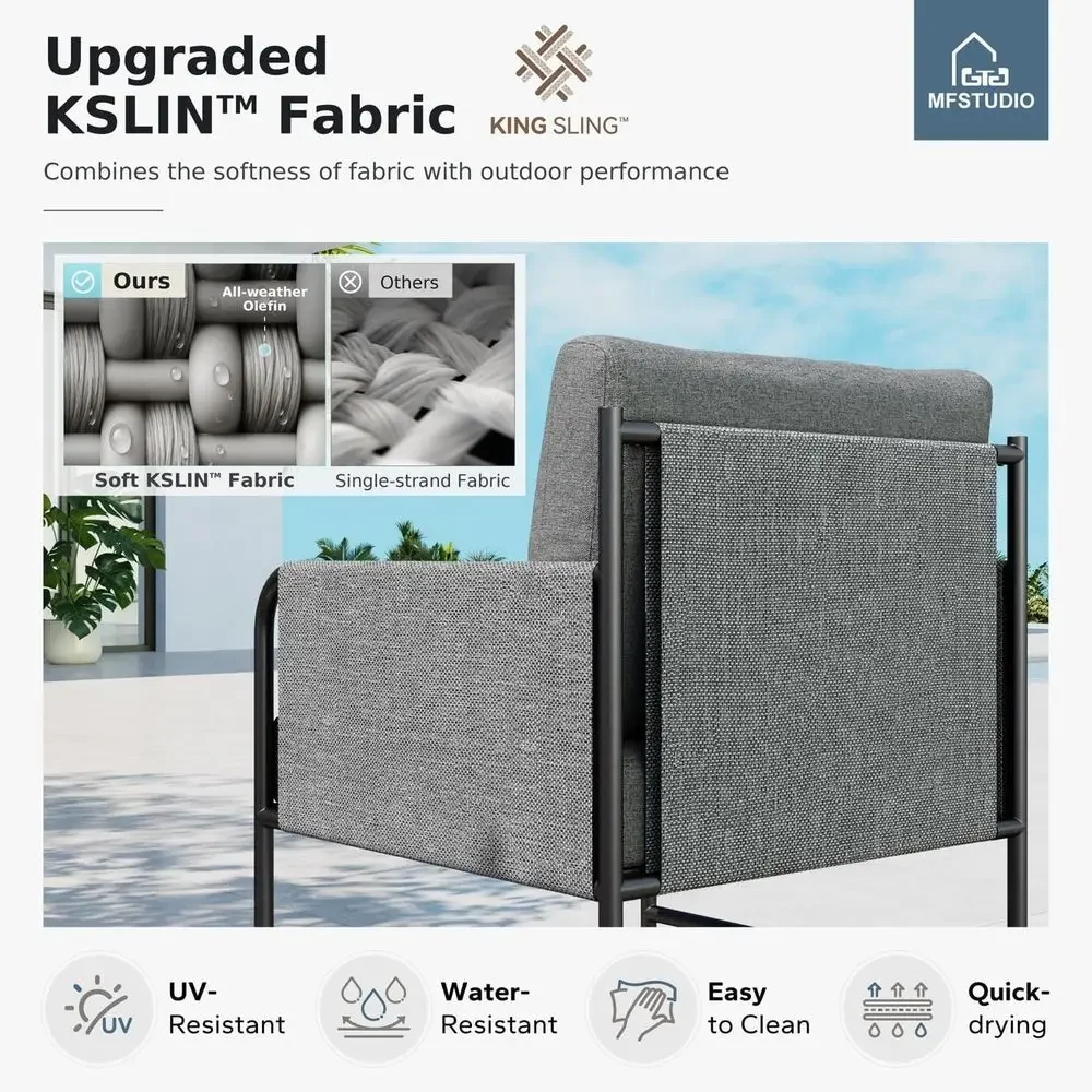 5-Sitzer Outdoor-Gartenmöbel-S – Outdoor Furniture Grey Bewertung und Preis