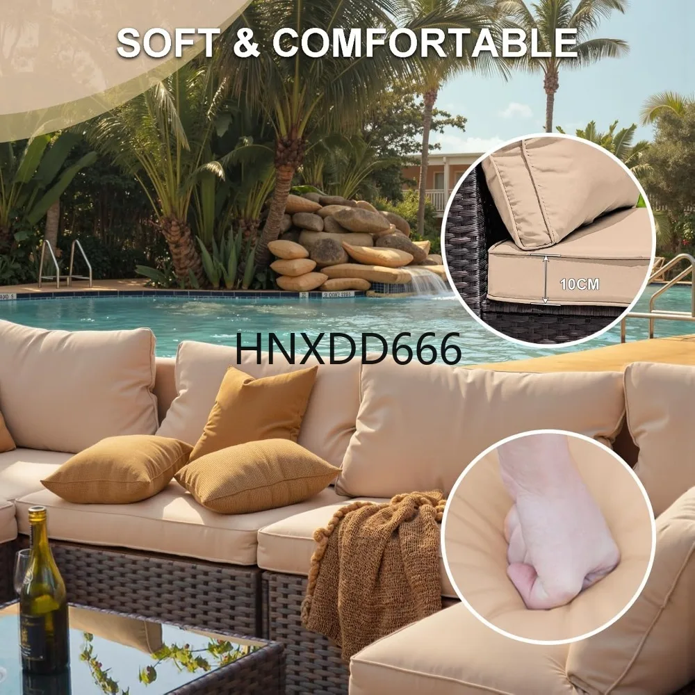 7-teiliges Gartenmöbel-Set mit – Outdoor Furniture Fire Pit Bewertung und Preis