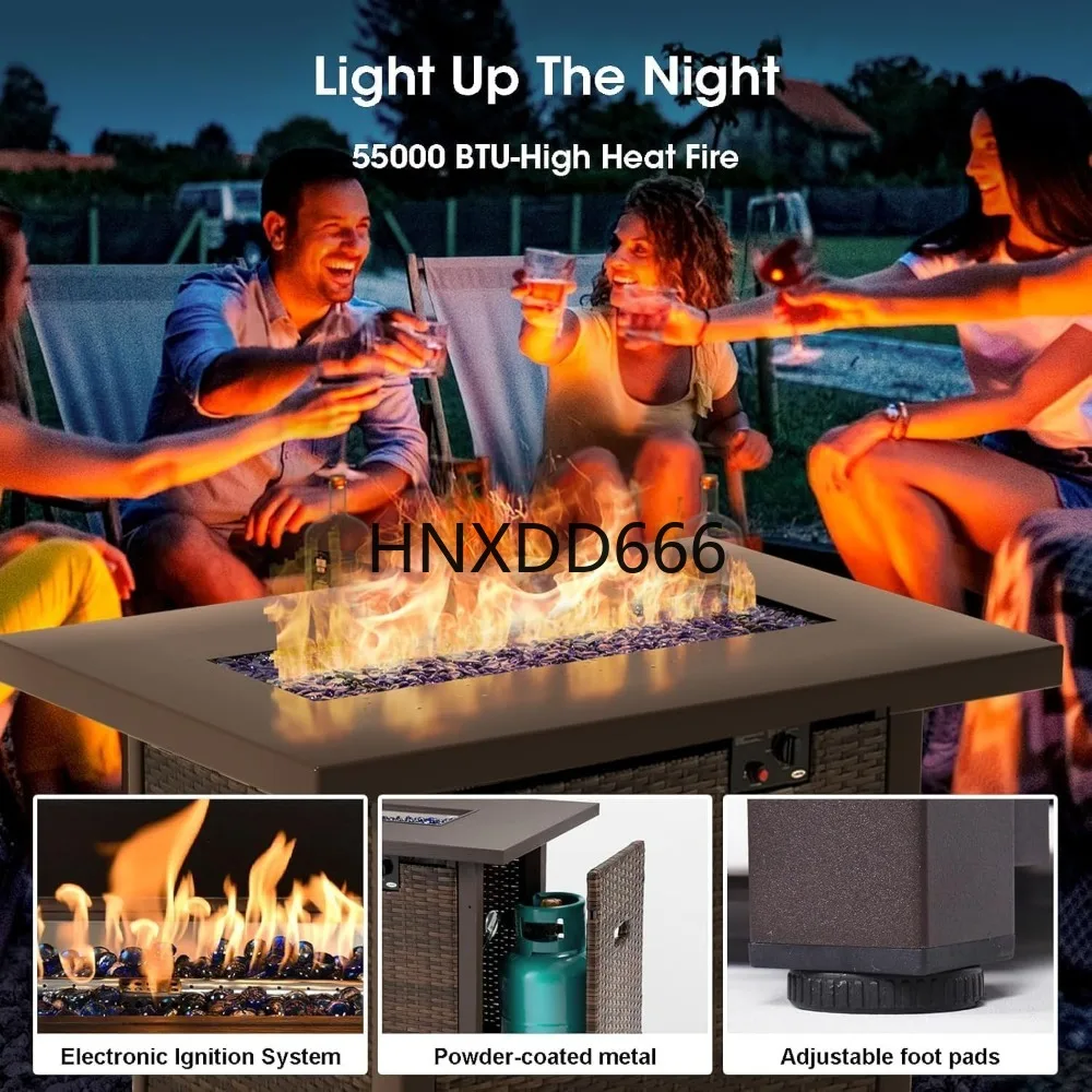 7-teiliges Gartenmöbel-Set mit – Outdoor Furniture Fire Pit Bewertung und Preis