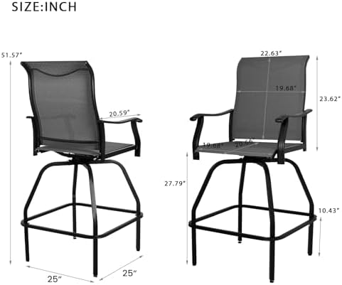 Terrassen-Bar-Set, 2-teilig, d – Outdoor Furniture Grey Bewertung und Preis