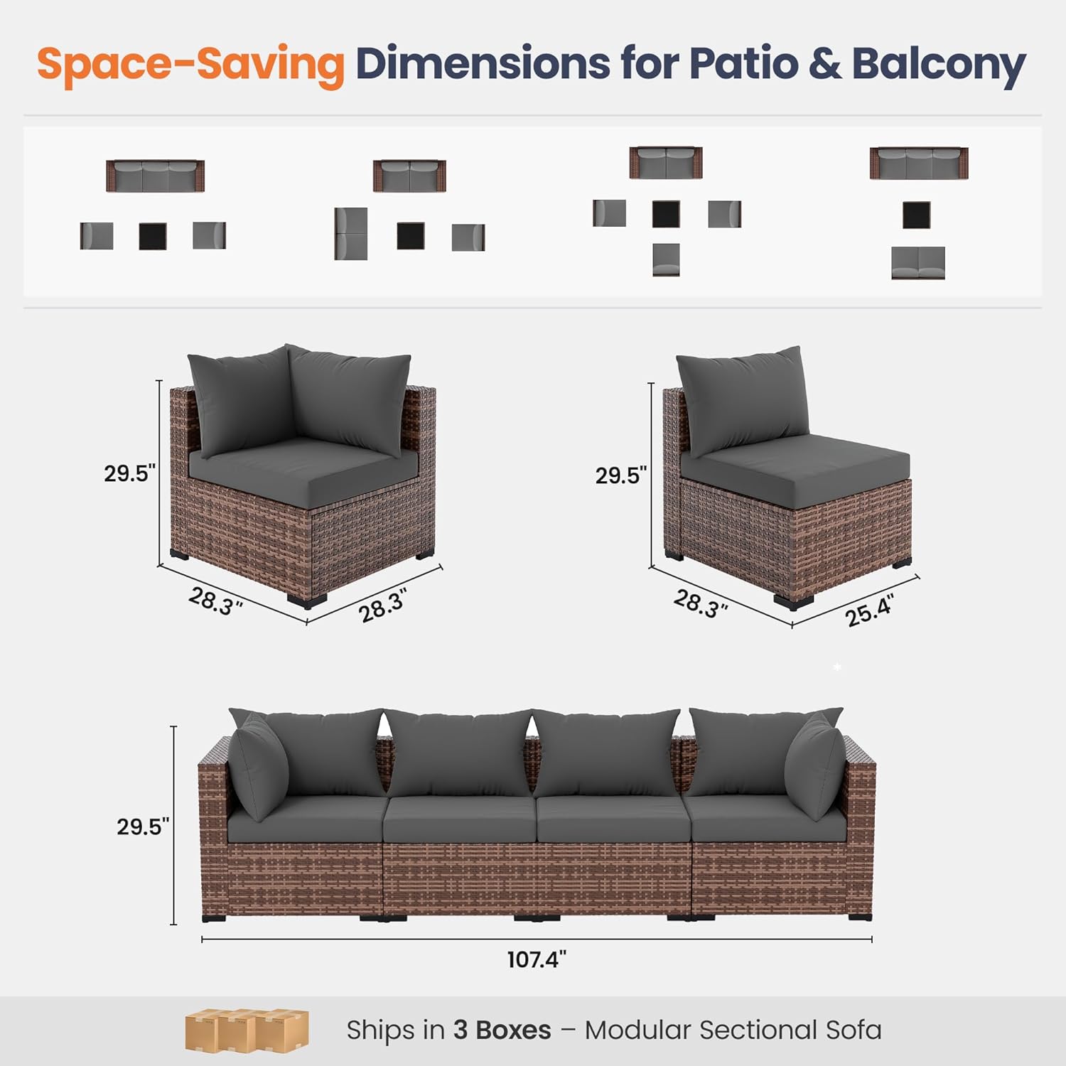 5-teiliges Outdoor-Sofa-Set mi – Outdoor Furniture Fire Pit Bewertung und Preis