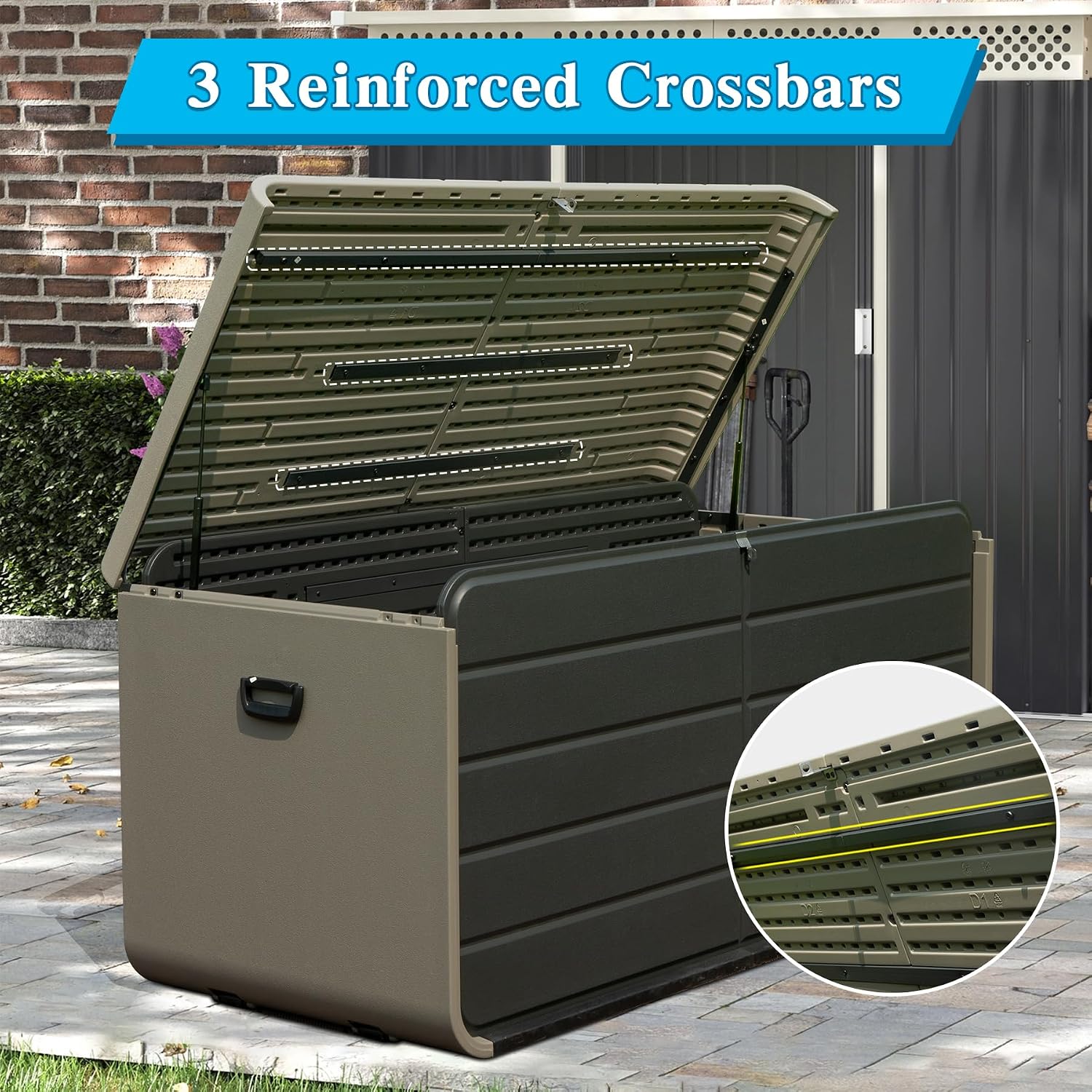 Innen- und Außen-Aufbewahrungs – Outdoor Furniture Bench Bewertung und Preis