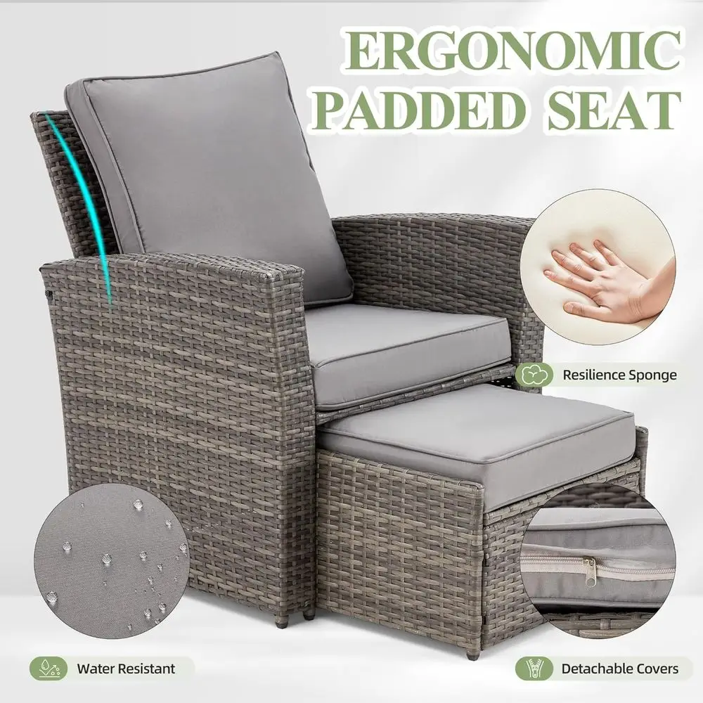 6-teiliges Gartenmöbel-Set mit – Outdoor Furniture Grey Bewertung und Preis