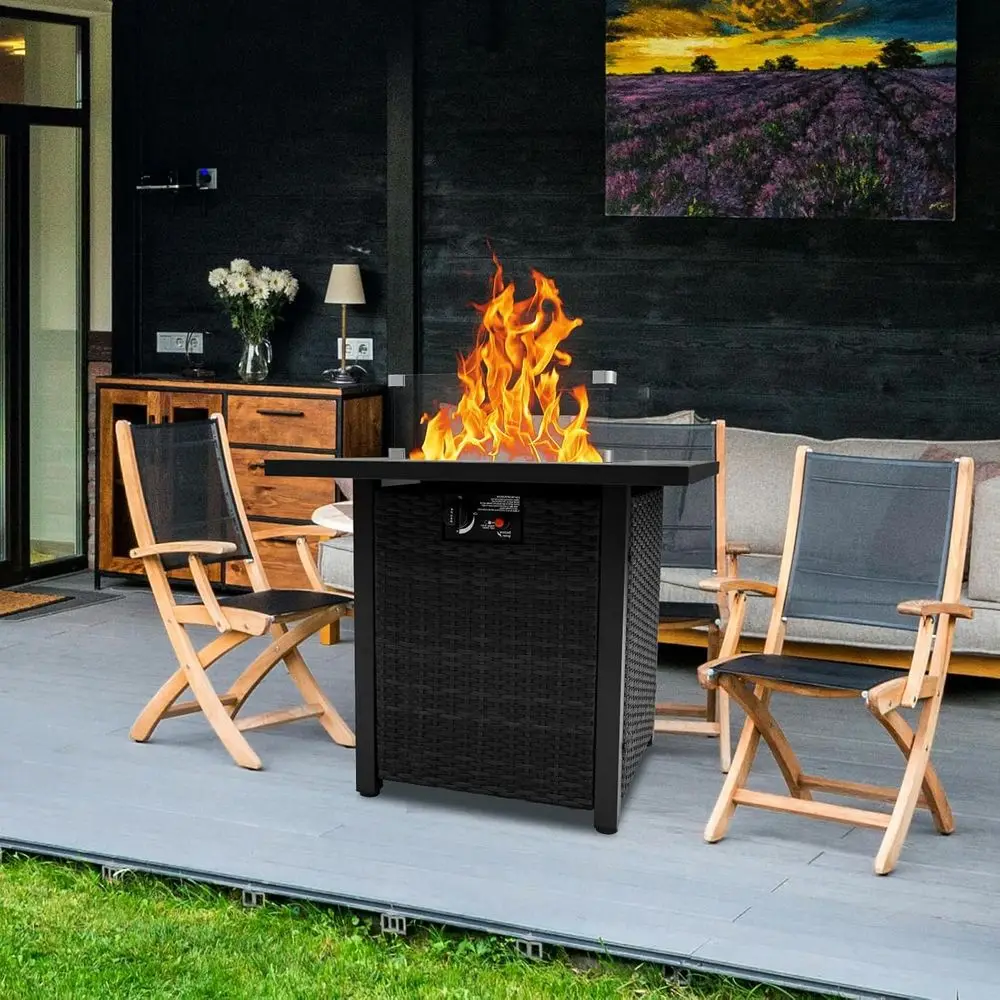 Korbmöbel-Set für den Außenber – Outdoor Furniture Fire Pit Bewertung und Preis