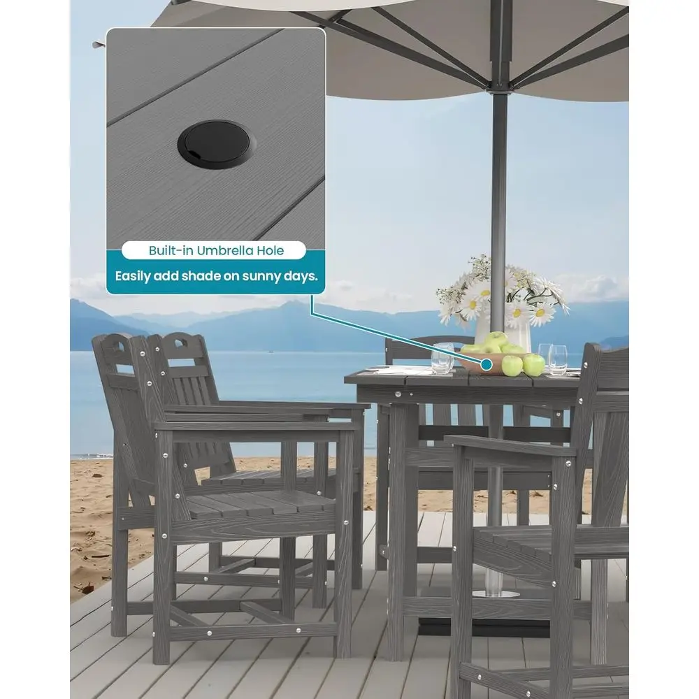 Allwetter-Gartenstühle aus HDP – Outdoor Furniture Grey Bewertung und Preis