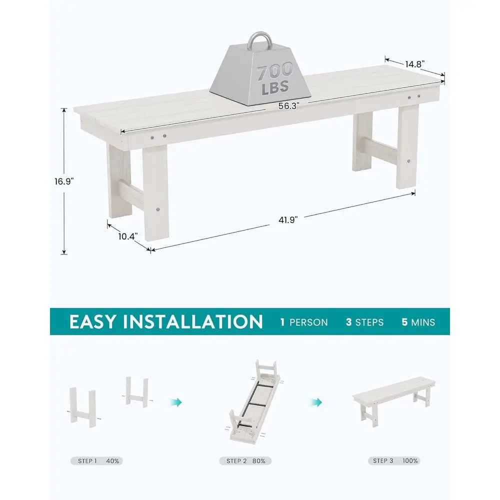 Wetterfeste HDPE-Außenbank für – Outdoor Furniture Polywood Bewertung und Preis