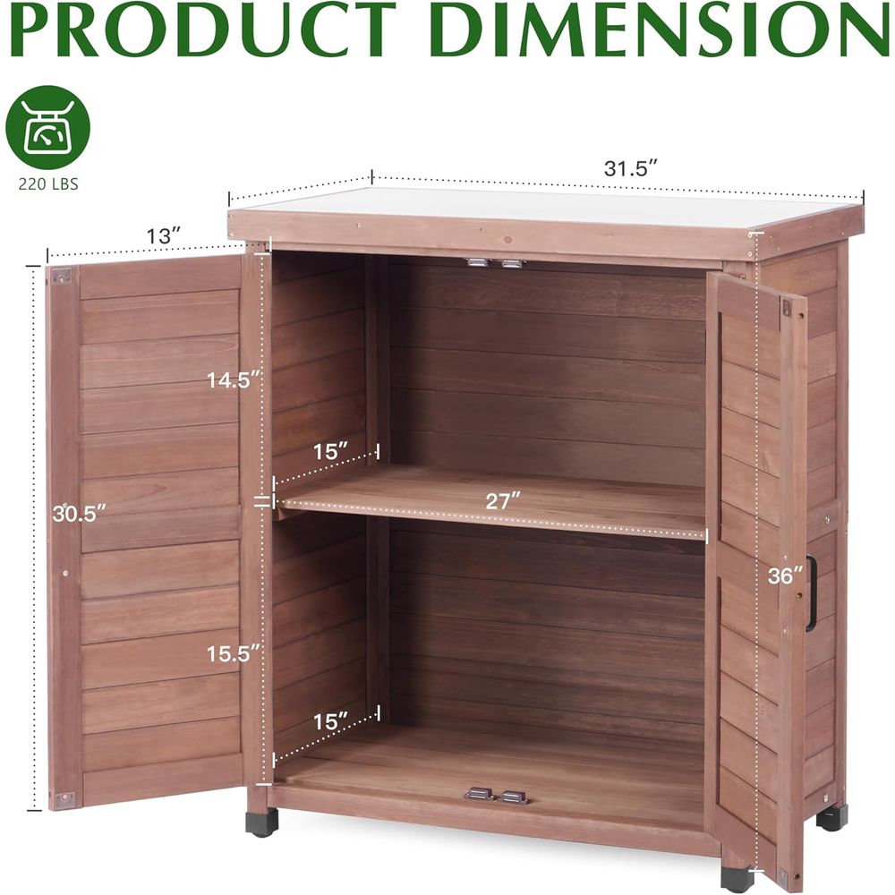 Gartenschrank & Pflanztisch mi – Outdoor Furniture Bench Bewertung und Preis