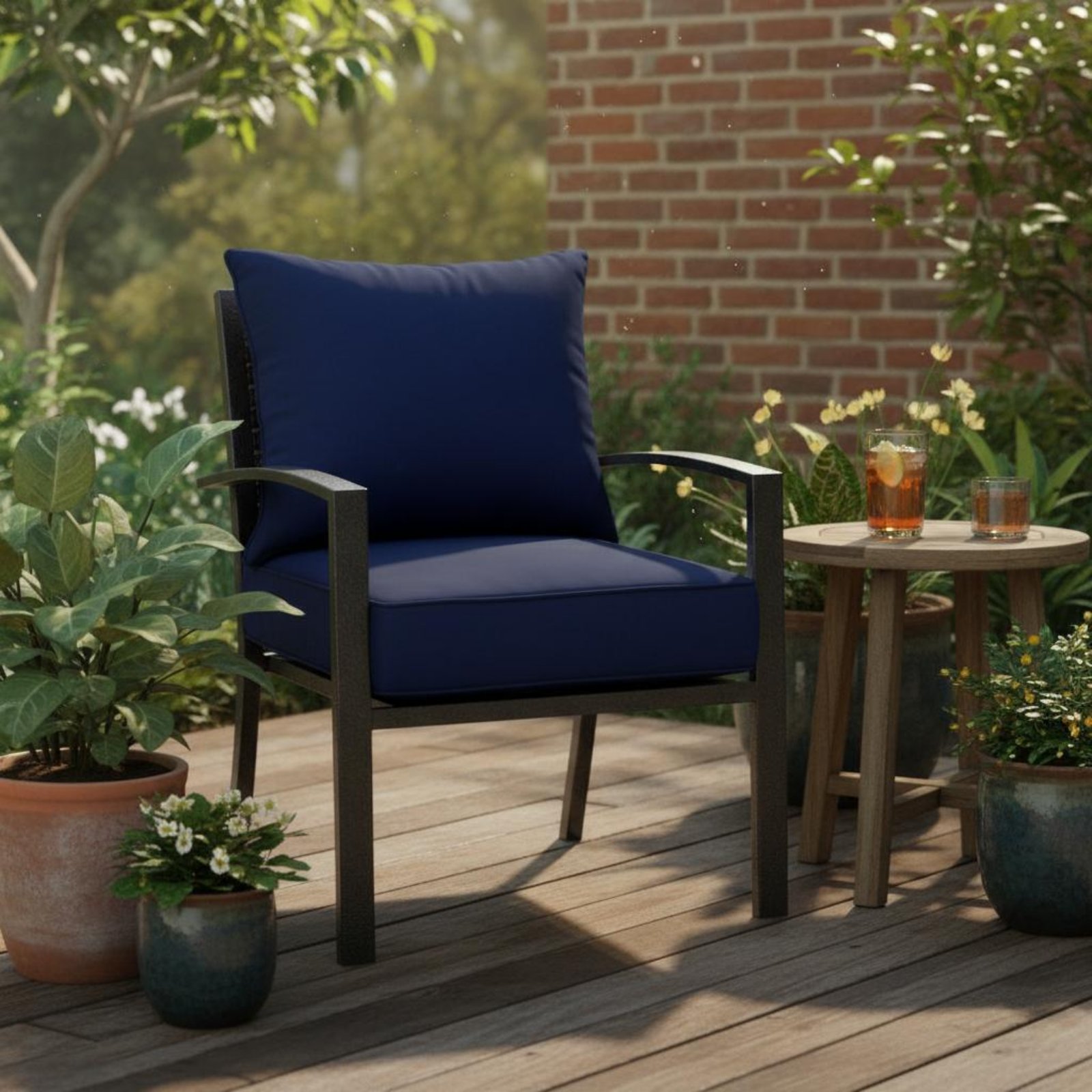 Terrassenstuhlauflage mit verd – Outdoor Furniture Cushion Bewertung und Preis