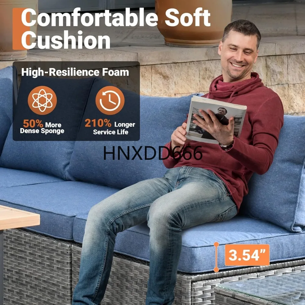 8-teiliges Gartenmöbel-Set mit – Outdoor Furniture Fire Pit Bewertung und Preis