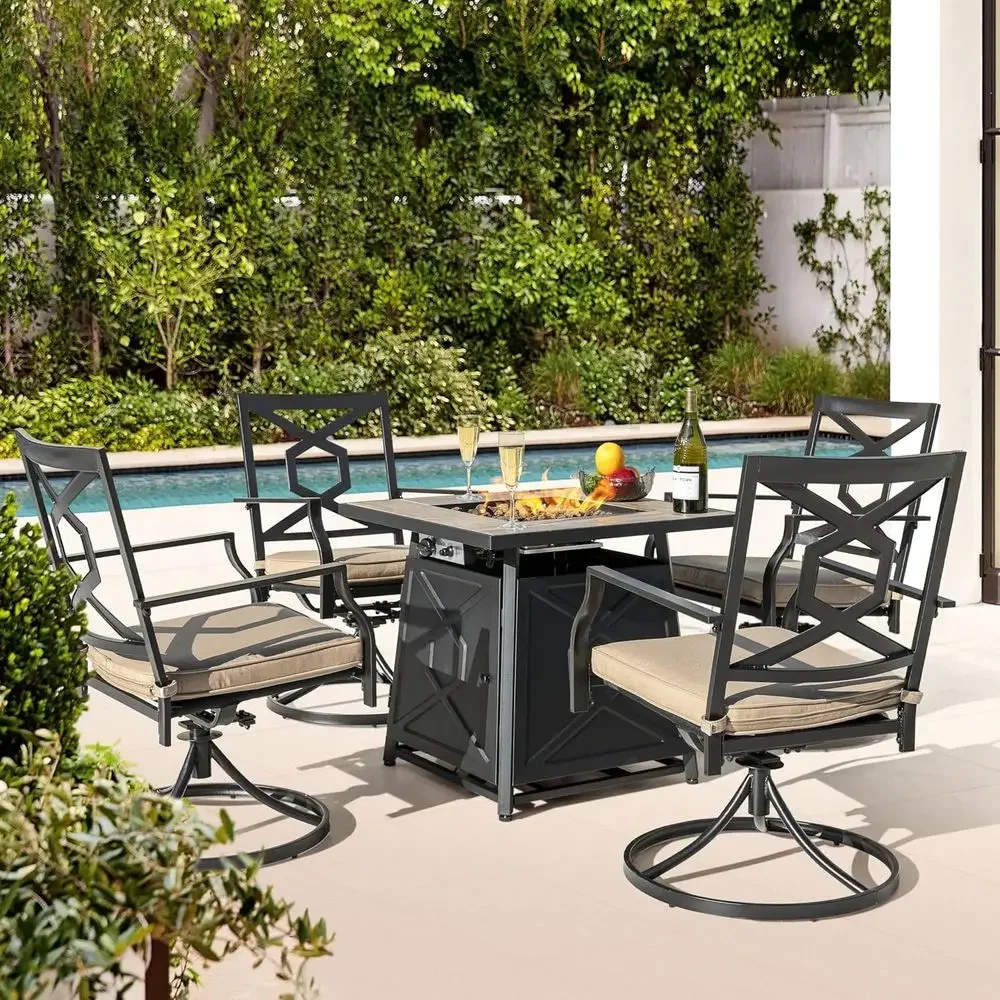 5-teiliges Gartenmöbel-Set mit – Outdoor Furniture Fire Pit Bewertung und Preis