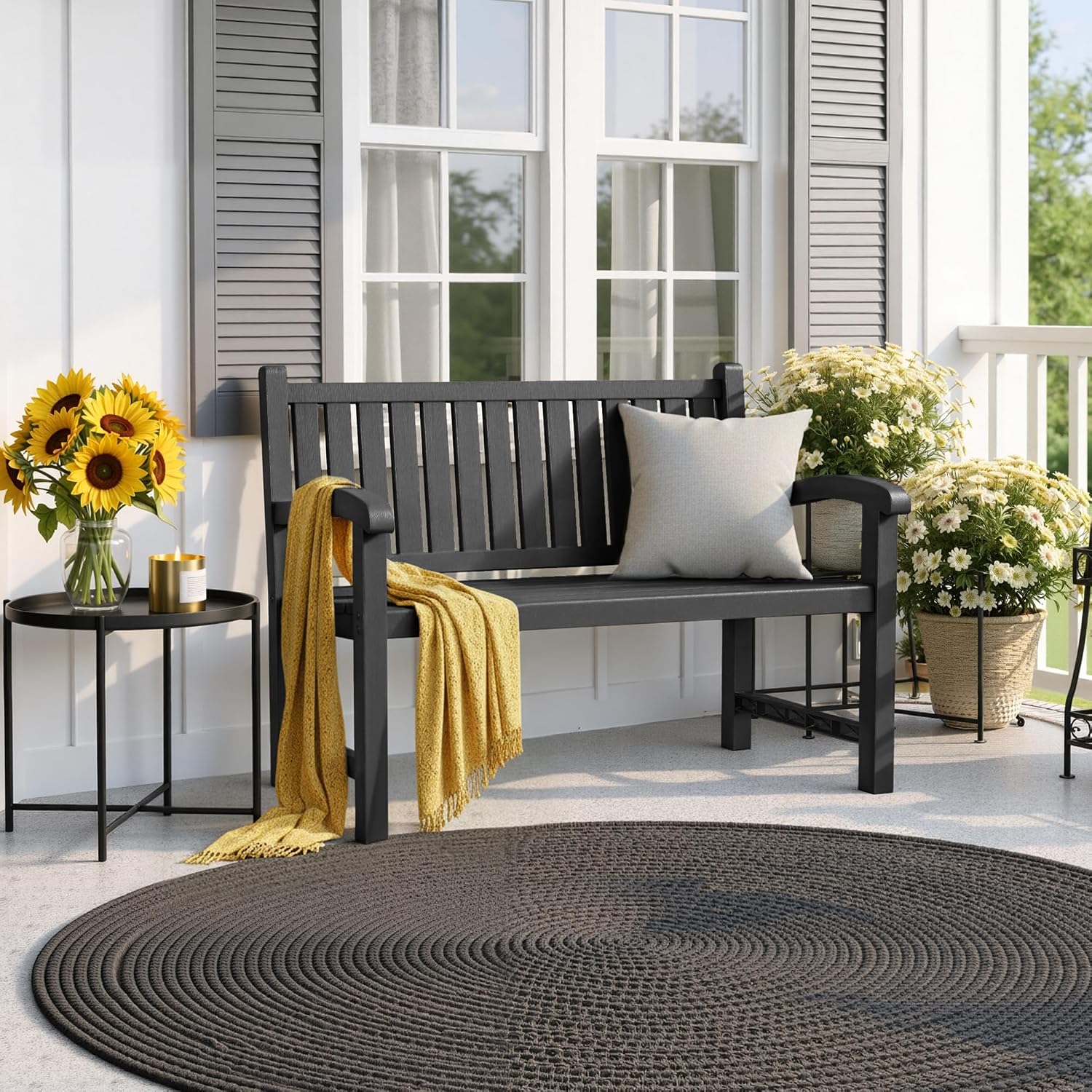Outdoor-Sitzbank für 2 Persone – Outdoor Furniture Bench Bewertung und Preis