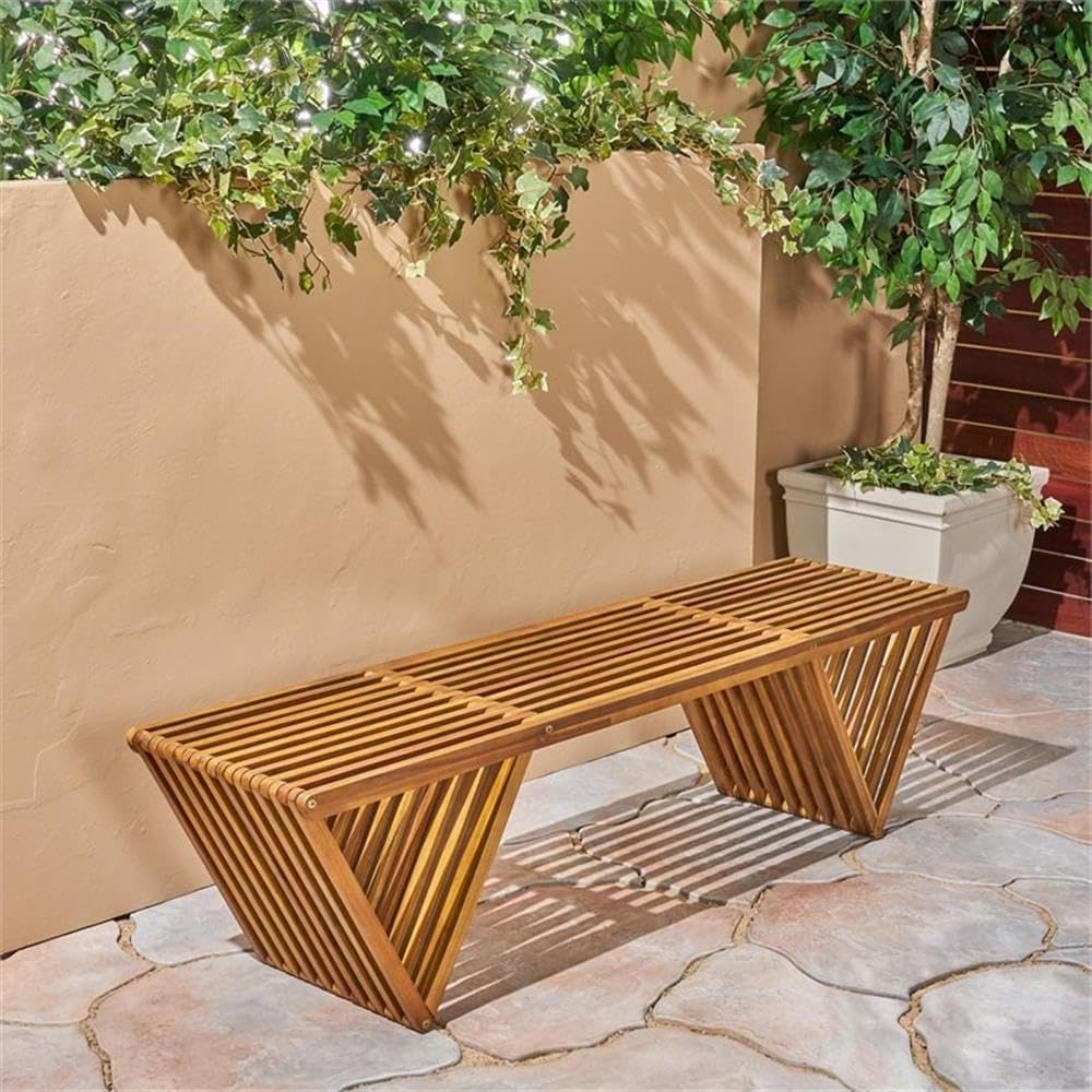 Teakholz-Finish Outdoor-Akazie – Outdoor Furniture Bench Bewertung und Preis