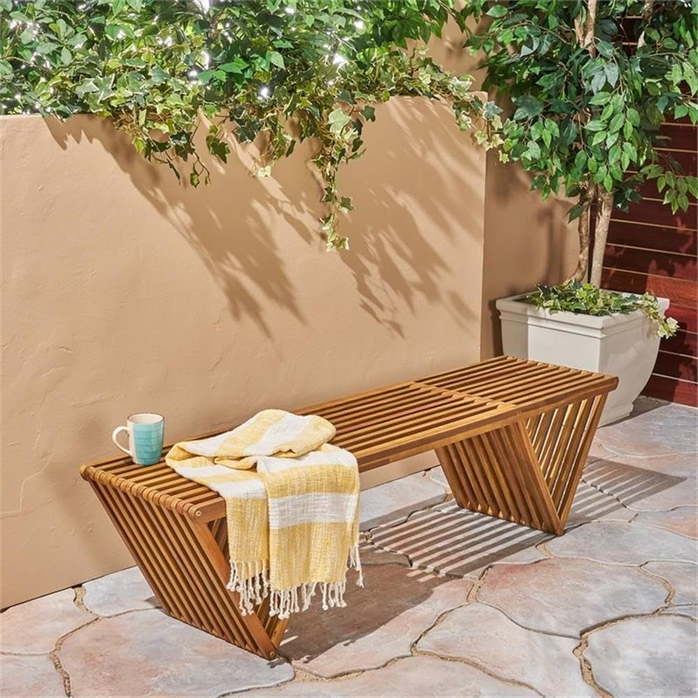 Teakholz-Finish Outdoor-Akazie – Outdoor Furniture Bench Bewertung und Preis
