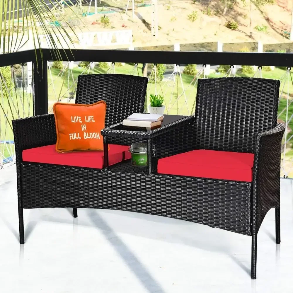Allwetter-Gartenmöbel-Set mit  – Outdoor Furniture Bench Bewertung und Preis