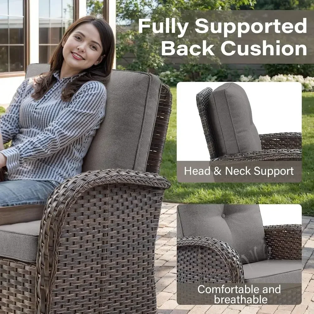 2-teiliges Outdoor-Dreh-Schauk – Outdoor Furniture Grey Bewertung und Preis